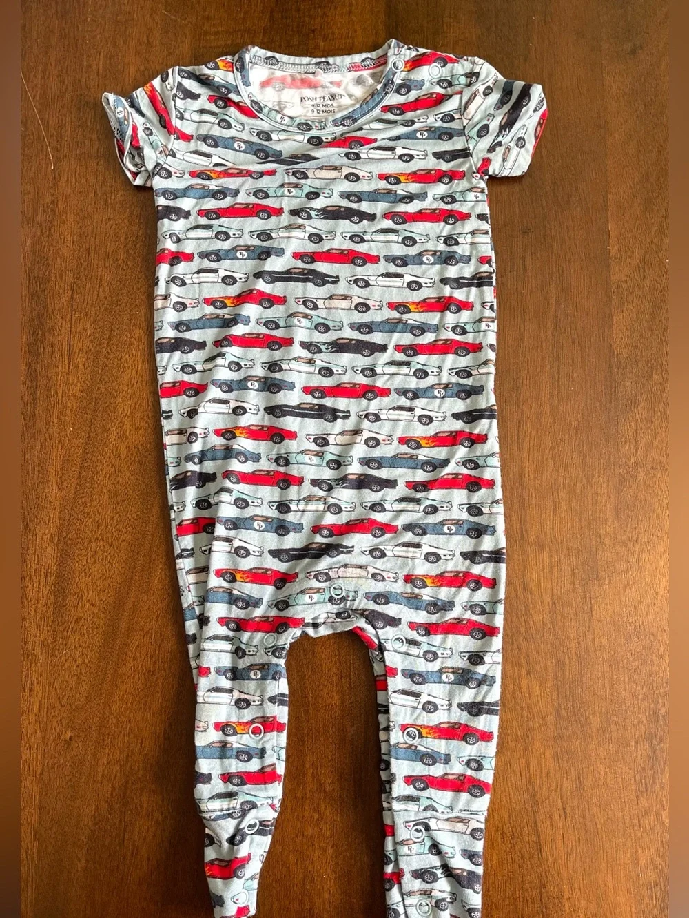 Posh Peanut 4 Pc Bamboo Baby Bundle French Bulldog Cars Woody Dinosaur 9-18M